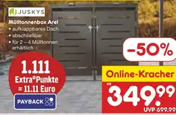 Netto Marken-Discount Juskys mülltonnenbox arel Angebot