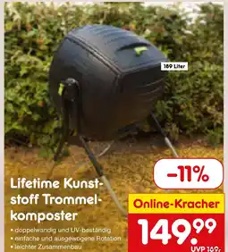 Netto Marken-Discount Lifetime kunststoff trommelkomposter Angebot
