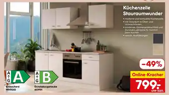 Netto Marken-Discount Küchenzeile stauraumwunder Angebot
