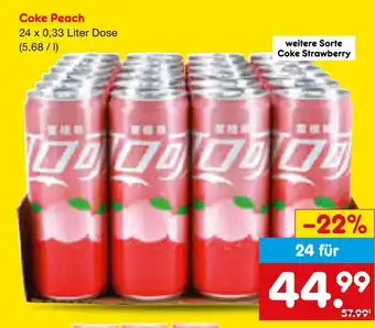 Netto Marken-Discount Coke peach Angebot