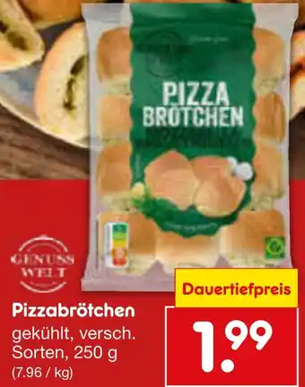 Netto Marken-Discount Genuss welt pizzabrötchen Angebot