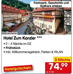 Netto Marken-Discount Netto reisen hotel zum kanzler Angebot