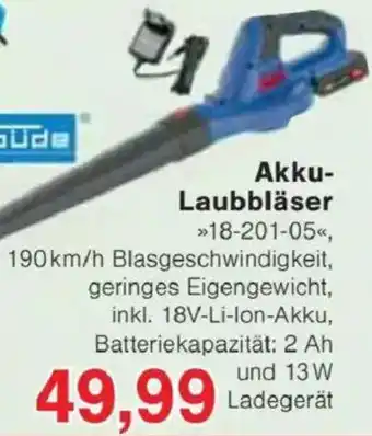 Jawoll Akku- Laubbläser Angebot