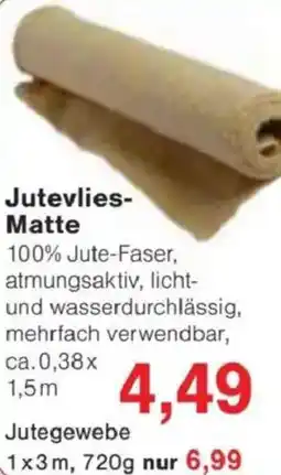 Jawoll Jutevlies- Matte Angebot