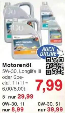 Jawoll Motorenöl Angebot