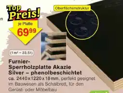 Jawoll Furnier- Sperrholzplatte Akazie Silver - phenolbeschichtet Angebot