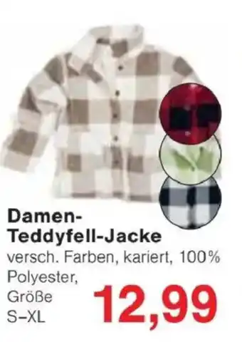 Jawoll Damen- Teddyfell-Jacke Angebot