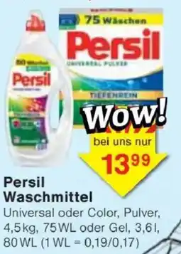 Jawoll Persil Waschmittel Angebot