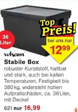 Jawoll wham Stabile Box Angebot