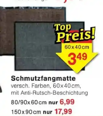 Jawoll Schmutzfangmatte Angebot