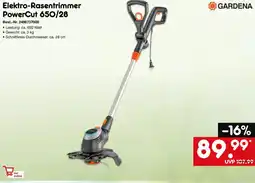 Netto Marken-Discount GARDENA Elektro-Rasentrimmer PowerCut 650/28 Angebot