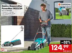 Netto Marken-Discount GARDENA Elektro-Rasenmäher PowerMax 1400/34 Angebot