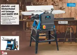 Netto Marken-Discount Abricht- und Dickenhobel mit Unterge- stell GADH 254 Güde Angebot
