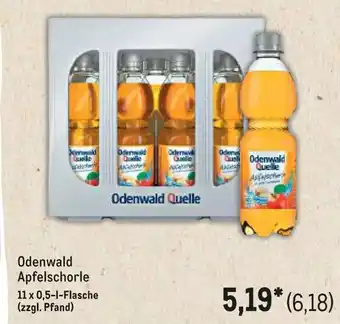 METRO Odenwald Apfelschorle Angebot