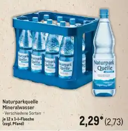 METRO Naturparkquelle Mineralwasser Angebot