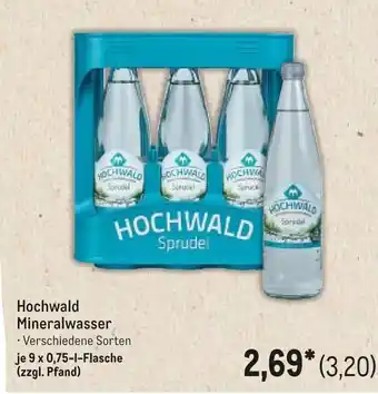METRO Hochwald Mineralwasser Angebot