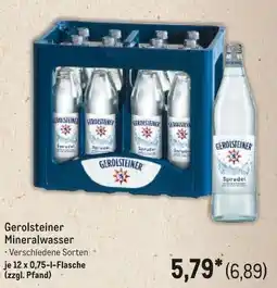 METRO Gerolsteiner Mineralwasser Angebot