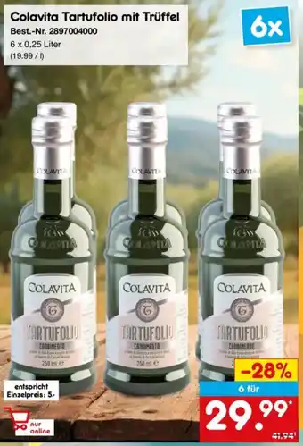 Netto Marken-Discount Colavita Tartufolio mit Trüffel Angebot