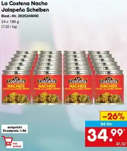 Netto Marken-Discount La Costena Nacho Jalapeño Scheiben Angebot