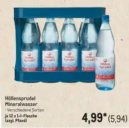 METRO Höllensprudel Mineralwasser Angebot