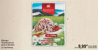 METRO Bösinger Schinkenwurst Angebot