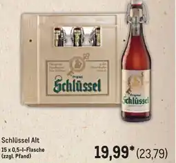 METRO Schlüssel Alt Angebot