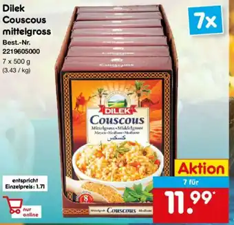 Netto Marken-Discount Dilek Couscous mittelgross Angebot