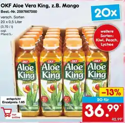 Netto Marken-Discount OKF Aloe Vera King, z.B. Mango Angebot