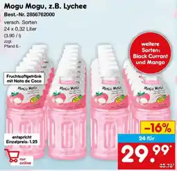 Netto Marken-Discount Mogu Mogu, z.B. Lychee Angebot