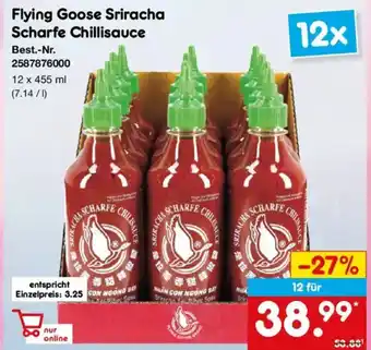 Netto Marken-Discount Flying Goose Sriracha Scharfe Chillisauce Angebot