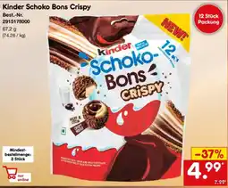 Netto Marken-Discount Kinder Schoko Bons Crispy Angebot