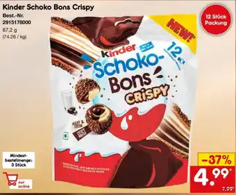 Netto Marken-Discount Kinder Schoko Bons Crispy Angebot