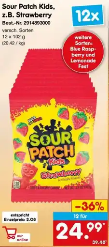 Netto Marken-Discount Sour Patch Kids, z.B. Strawberry Angebot
