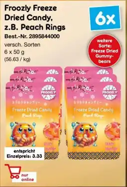 Netto Marken-Discount Froozly Freeze Dried Candy, z.B. Peach Rings Angebot