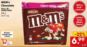 Netto Marken-Discount M&M's Chocolate Angebot
