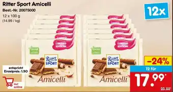 Netto Marken-Discount Ritter Sport Amicelli Angebot