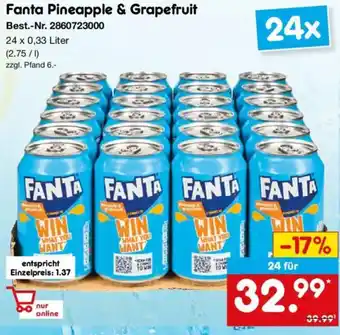 Netto Marken-Discount Fanta Pineapple & Grapefruit Angebot