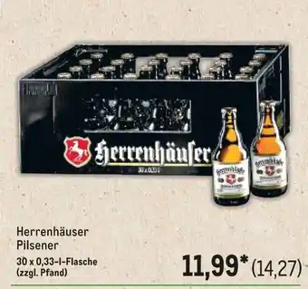 METRO Herrenhäuser Pilsener Angebot