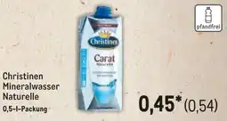 METRO Christinen Mineralwasser Naturelle Angebot