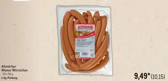 METRO Altmärker Wiener Würstchen Angebot