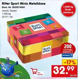 Netto Marken-Discount Ritter Sport Minis Metalldose Angebot
