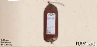 METRO Schleizer Grützwurst Angebot