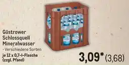 METRO Güstrower Schlossquell Mineralwasser Angebot