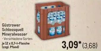 METRO Güstrower Schlossquell Mineralwasser Angebot