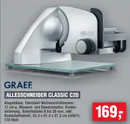 Handelshof GRAEF. allesschneider classic c20 Angebot