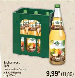 METRO Sachsenobst Saft Angebot