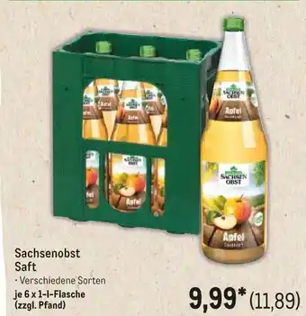 METRO Sachsenobst Saft Angebot