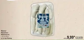 METRO Wasner Münchner Weisswurst Angebot