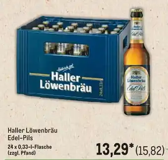 METRO Haller Löwenbräu Edel-Pils Angebot