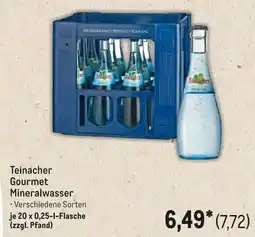 METRO Teinacher Gourmet Mineralwasser Angebot